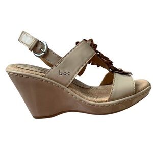 Summer b.o.c. Born Concept Women’s Blush Wedge Slingback Sandals. Size 6.